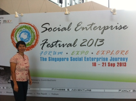 Picture of me taken at the inaugural SAFRA Social Enterprise Festival